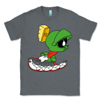 Charcoal Heather marvin the martian Classic Tee - linhVisuals