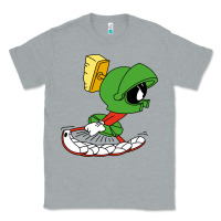 Heather Grey marvin the martian Classic Tee - linhVisuals