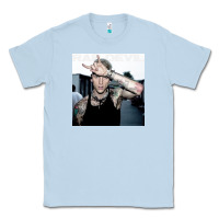 Dusty Blue Mgk Classic Tee - linhVisuals