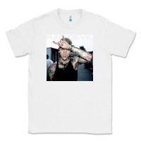 White Mgk Classic Tee - linhVisuals