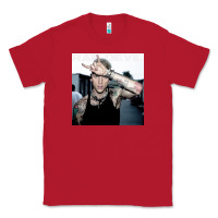 Red Mgk Classic Tee - linhVisuals