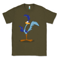 Army Green roadrunner Classic Tee - linhVisuals