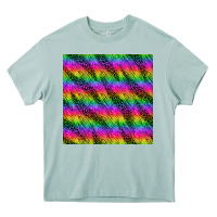 Arona neon rainbow leopard zebra seamless pattern Heavy Core Tee - BundleAndBundleShop