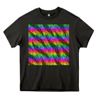 Asphalt neon rainbow leopard zebra seamless pattern Heavy Core Tee - BundleAndBundleShop