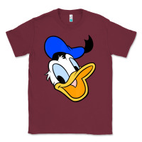 Burgundy donal duck Classic Tee - linhVisuals
