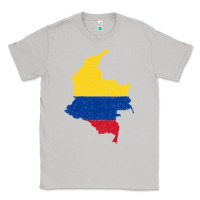 Moon Dust colombia Flag Map Drawing Line Art Classic Tee - linhVisuals