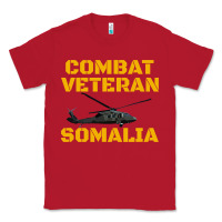 Red combat veteran mogadishu somalia Classic Tee - linhVisuals
