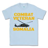 Dusty Blue combat veteran mogadishu somalia Classic Tee - linhVisuals