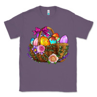 Lavender Easter Eggs Hamper Classic Tee - BundleAndBundleShop