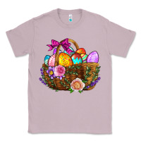 Lilac Easter Eggs Hamper Classic Tee - BundleAndBundleShop