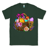 Sports Green Easter Eggs Hamper Classic Tee - BundleAndBundleShop