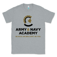 Heather Grey army and navy academy Classic Tee - linhVisuals