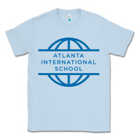 Dusty Blue atlanta international school Classic Tee - linhVisuals