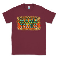 Burgundy Leopard Floral Mama Tried Classic Tee - Jasminsmagicworld