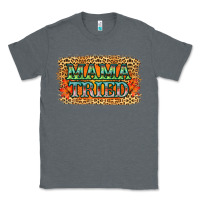 Charcoal Heather Leopard Floral Mama Tried Classic Tee - Jasminsmagicworld
