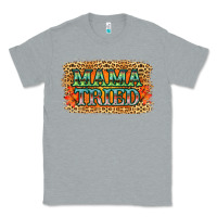 Heather Grey Leopard Floral Mama Tried Classic Tee - Jasminsmagicworld