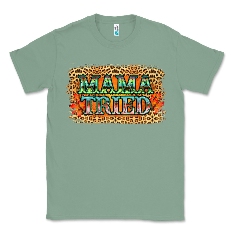 Leopard Floral Mama Tried Classic Tee by Jasminsmagicworld | Teevron