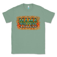 Sage Leopard Floral Mama Tried Classic Tee - Jasminsmagicworld