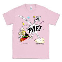 Bubblegum Pink asterix and obelix Classic Tee - linhVisuals