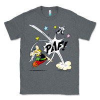 Charcoal Heather asterix and obelix Classic Tee - linhVisuals