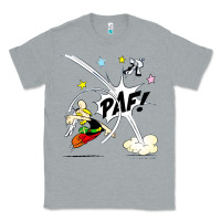 Heather Grey asterix and obelix Classic Tee - linhVisuals