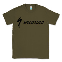 Army Green Specialized Bikes Bicycle Classic Tee - linhVisuals