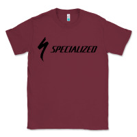 Burgundy Specialized Bikes Bicycle Classic Tee - linhVisuals