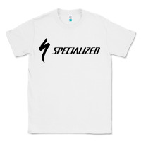 White Specialized Bikes Bicycle Classic Tee - linhVisuals