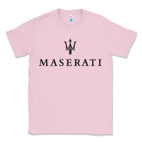 Bubblegum Pink simple white trident symbol essential Classic Tee - linhVisuals