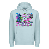 Blue Mist cute and fluffy stitch Premium Hoodie - AdoDesignShop