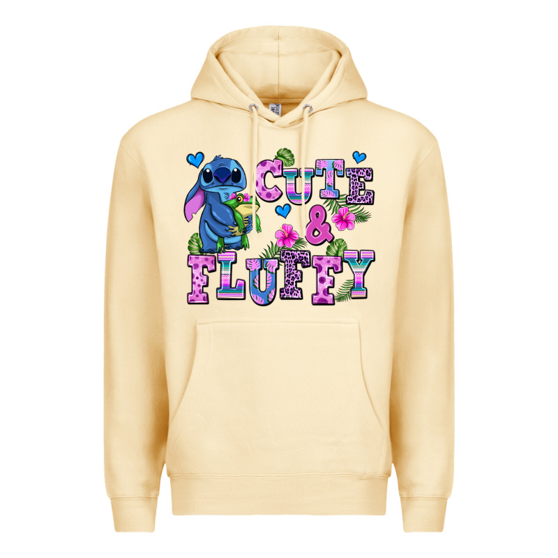 Cute And Fluffy Stitch Premium Hoodie by AdoDesignShop | Teevron