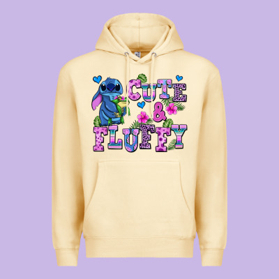 Cute And Fluffy Stitch Premium Hoodie Designed By Adodesignshop