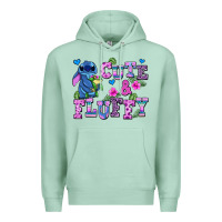 Seafoam cute and fluffy stitch Premium Hoodie - AdoDesignShop
