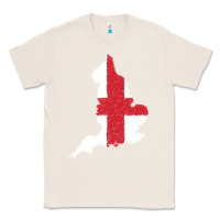Natural england Flag Map Drawing Line Art Classic Tee - linhVisuals