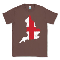 Chestnut england Flag Map Drawing Line Art Classic Tee - linhVisuals
