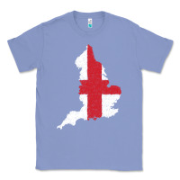 Colony Blue england Flag Map Drawing Line Art Classic Tee - linhVisuals