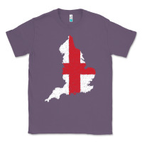 Lavender england Flag Map Drawing Line Art Classic Tee - linhVisuals