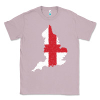 Lilac england Flag Map Drawing Line Art Classic Tee - linhVisuals