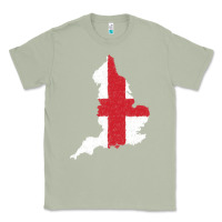 Matcha england Flag Map Drawing Line Art Classic Tee - linhVisuals