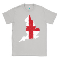 Moon Dust england Flag Map Drawing Line Art Classic Tee - linhVisuals