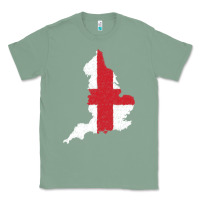 Sage england Flag Map Drawing Line Art Classic Tee - linhVisuals
