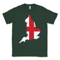 Sports Green england Flag Map Drawing Line Art Classic Tee - linhVisuals
