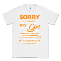 White birthday t  shirt sorry i'm already taken by sexy crazy girl october b Classic Tee - linhVisuals