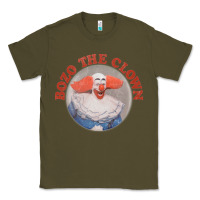 Army Green bozo the clown vintage style faded design ,  bozo Classic Tee - linhVisuals