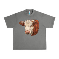 Tornado hereford cow face Urban Heavy Tee - LillyAllenDesigns