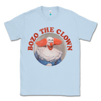 Dusty Blue bozo the clown vintage style faded design ,  bozo Classic Tee - linhVisuals