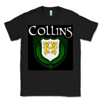Black collins family irish coat of arms Classic Tee - linhVisuals