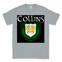Heather Grey collins family irish coat of arms Classic Tee - linhVisuals