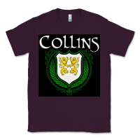 Plum collins family irish coat of arms Classic Tee - linhVisuals