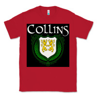 Red collins family irish coat of arms Classic Tee - linhVisuals